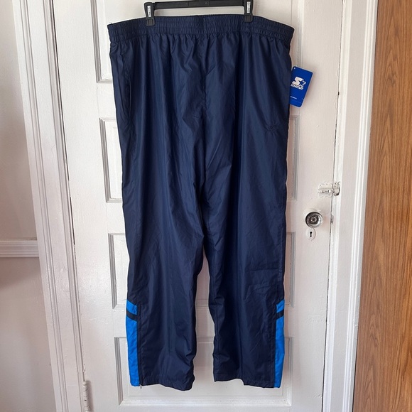 Vintage Deadstock Starter Men’s Track Pants Pull On Elastic Waist Windbreaker - Picture 3 of 16